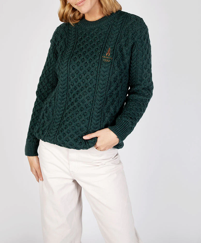 Traditional Aran Zipped Hooded Jacket - Image 12