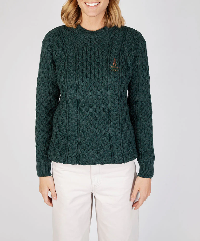Traditional Aran Zipped Hooded Jacket - Image 13