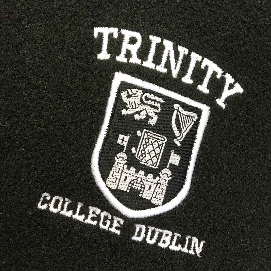 Trinity College Dublin Sport Fleece Jacket Black - Image 6