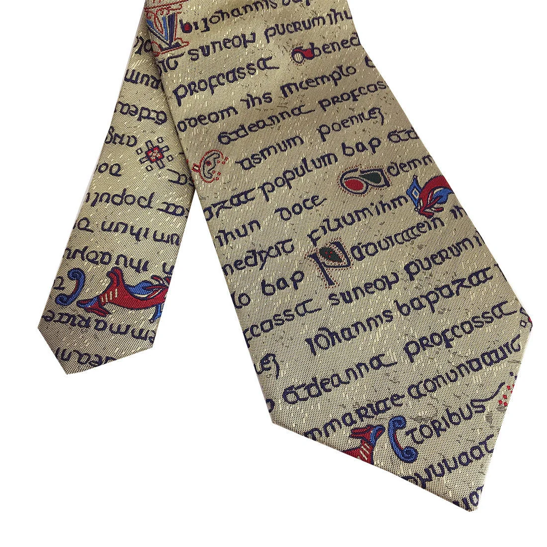 Book of Kells Gold Manuscript Silk Tie - Image 4