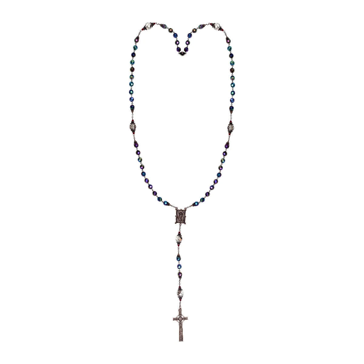 Book of Kells Purple Rosary in Presentation Box - Image 4