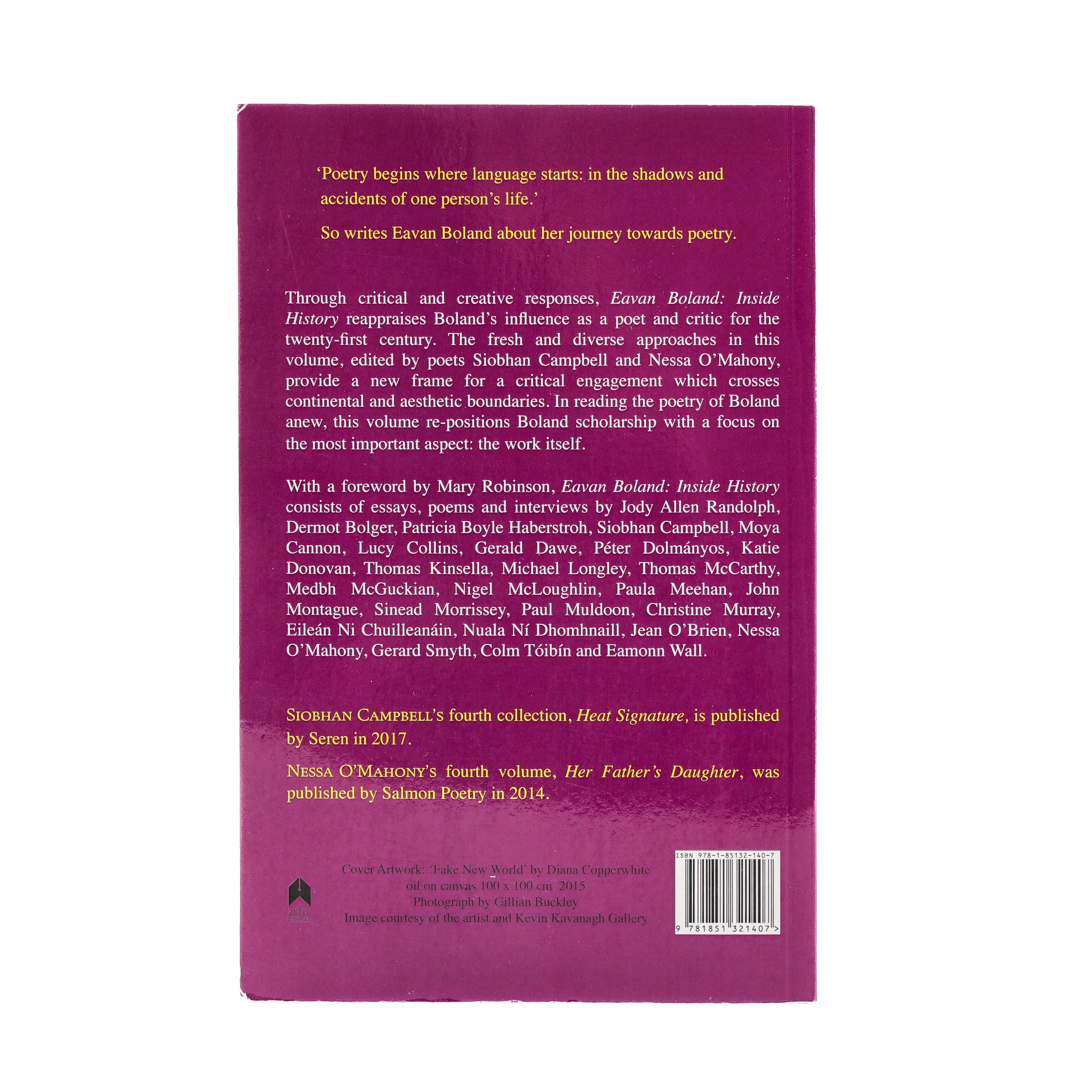 Eavan Boland: Inside History - Image 2