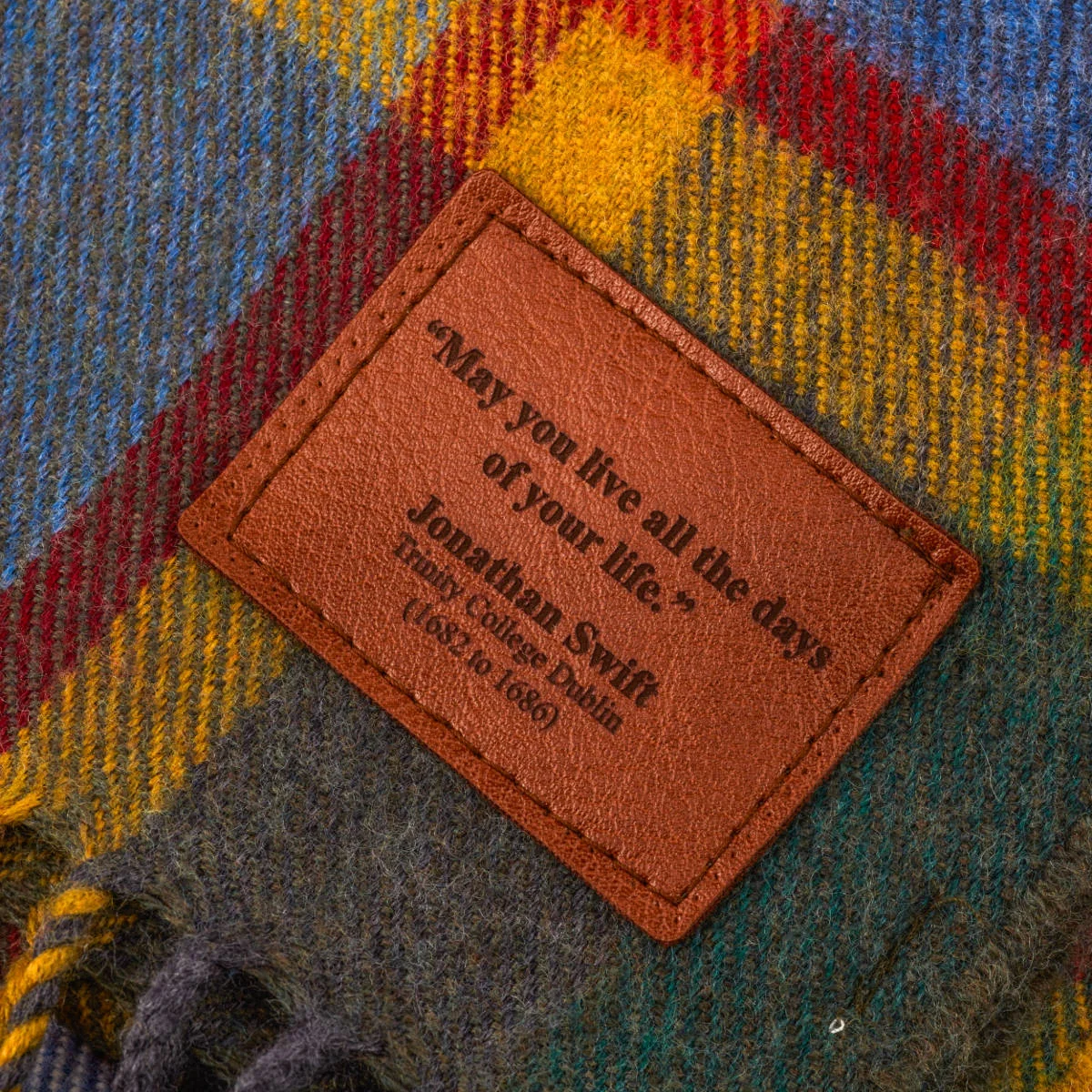 Trinity College Dublin Jonathan Swift Avoca Scarf – Wide - Image 3