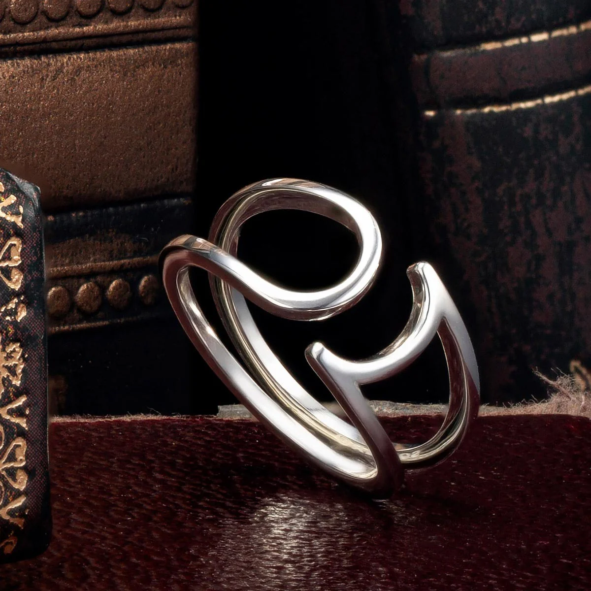 Trinity College Dublin Sterling Silver Ring Modern Long Room - Image 28