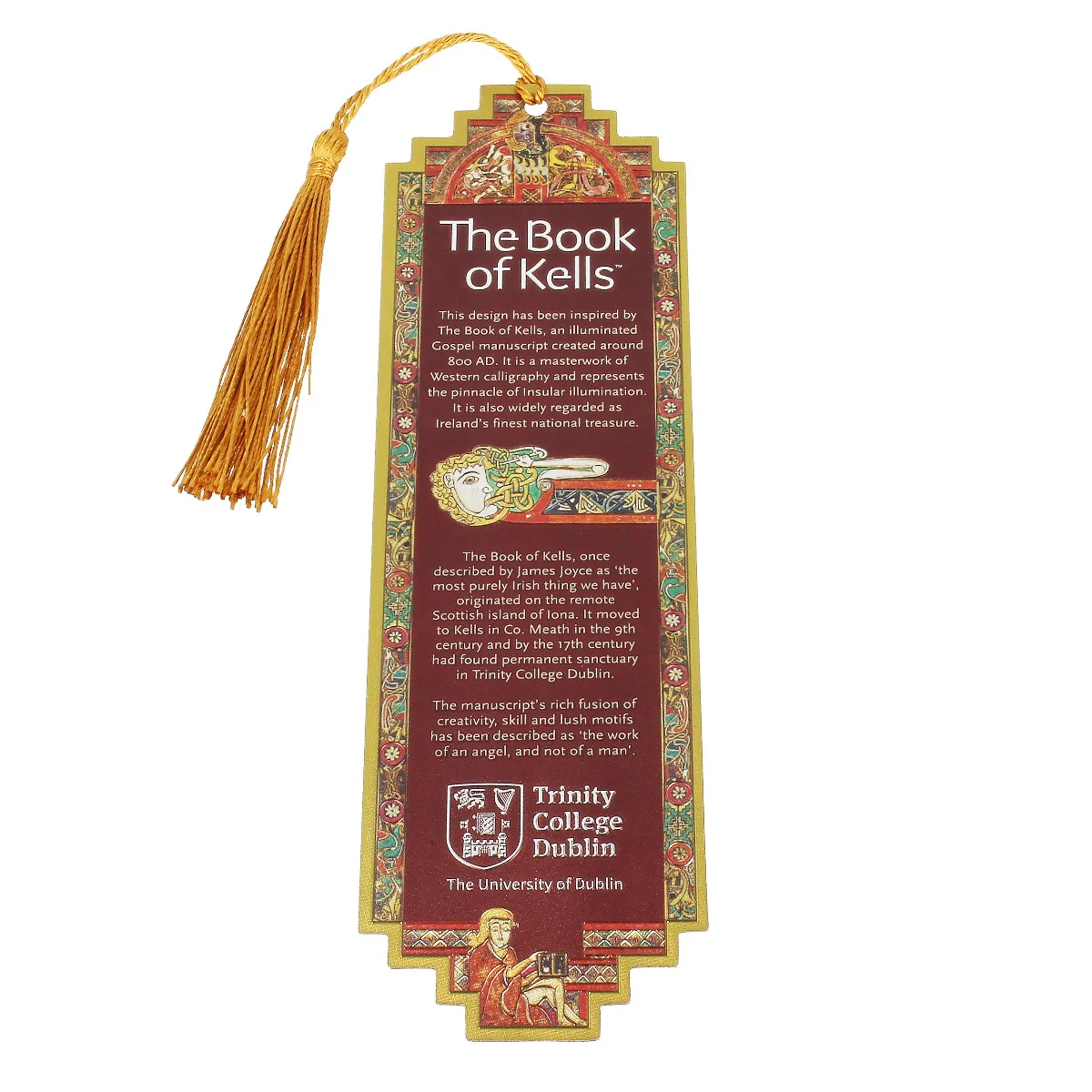 Book Of Kells Foil Bookmark - Snakes - Image 2