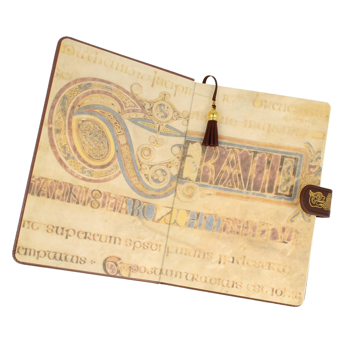 Book Of Kells Notebook w'Clip - Chi Rho - Image 3