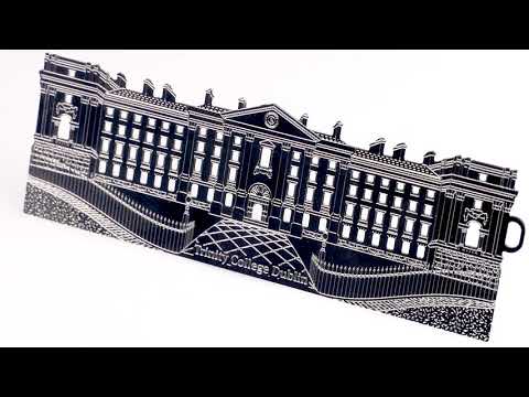 Trinity College Dublin - Entrance Building Bookmark Silver - Image 4