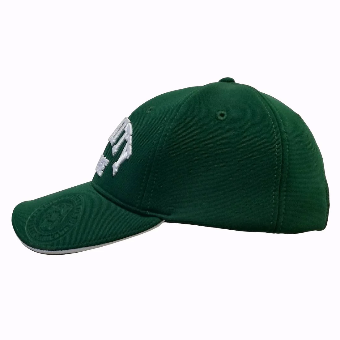 Trinity College Dublin Performance Baseball Cap Bottle Green - Image 3